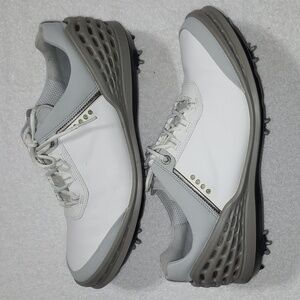 Ecco Cage Men's Leather HYDROMAX® Golf Shoes Size 44